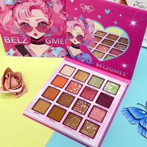 พาเลทอายแชโดว์แบบด้านสีมุก16สีลายการ์ตูนสาวน่ารักแบบข้ามพรมแดนขายจากต่างประเทศ - Product Image 6