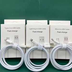 Câble de données USB A-L de haute qualité 1m 2m 3m 5m pour Iphone 11 12 13 14 Pro Max <span class=keywords><strong>20W</strong></span> 25W C-L C-C câbles PD de charge rapide - Product Image 1