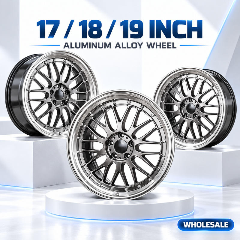 17 18 19 Inch Aluminum Alloy Wheels Multi Spoke Design Polished Step ...