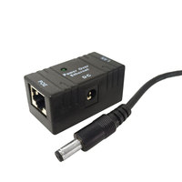 Interruptor POE IEEE802 3AF en la fuente de alimentación Adaptador de módulo Ethernet Inyector divisor POE para cámara IP