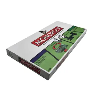 Groothandel Custom Monopoli Board Game Goede Kwaliteit Plastic Stuk Met Afdrukken Board