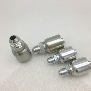 Conectores de Manguera Hidráulica JIC Macho 16711PK, Conector de Manguera de Acero Inoxidable de Una Pieza, Conectores de Manguera Hidráulica de Alta Presión - Product Image 1
