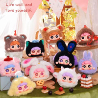 Sac à fermeture éclair en peluche créatif Migo Animal Party, boîte mystère, mini pochette pour jouet en peluche, pendentif jouet artistique tendance, fabriqué en Chine, vente en gros