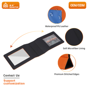 Support de cartes créatif et personnalisé en cuir PU, design élégant, pour collection de cartes de jeu - Product Image 2