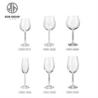 Vente en gros de verres à vin ronds transparents avec logo personnalisé verre à vin rouge gobelet à vin pour restaurant