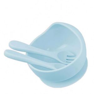 Juego de Tazón y Cuchara de Silicona Reutilizable para Niños, Tazones de Succión de Grado Alimenticio para Comidas Infantiles - Product Image 6