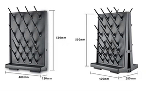 Großhandel Labor-PP-Reagenzglas-Abtropfgestell, Abtropfbrett / Glaswaren-Abtropfschale - Product Image 2