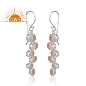 ชุดต่างหูแบบมีฝาสีเงินสเตอร์ลิง925ทึบสไตล์สุดสร้างสรรค์ต่างหูแบบห้อยต่างหูควอตซ์รูปกุหลาบคอลเลกชันเครื่องประดับวินเทจ - Product Image 2