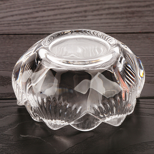 Buddhist Articles High Foot <strong>Lotus</strong> Butter Lamp Lamp <strong>Holder</strong> <strong>Candle</strong> Cup Glass Candlestick Buddha Offerings - Product Image 5