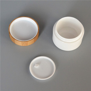 Tarro/botella de plástico PLA biodegradable ecológico con <span class=keywords><strong>tapa</strong></span> de Bambú - Product Image 3