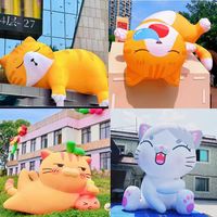 Costume de mascotte gonflable personnalisé en forme d'animal de dessin animé, modèle géant élégant pour la publicité d'événements importants et la décoration de tentes
