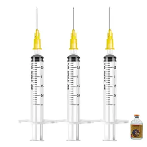 2024 Nieuwe Producten Wegwerpspuit 5Ml 10Ml 20Ml Veterinair Injectiepistool Oem Groothandel