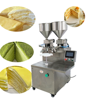 Machine à glacer automatique pour gâteaux à mille crêpes, équipement manuel pour l'étalement des couches de crème, machine à glacer pour gâteaux