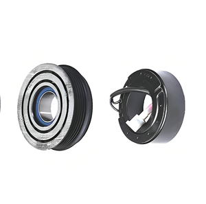 Embrayage de compresseur de climatisation magnétique pour Chery <span class=keywords><strong>QQ</strong></span>, bobine 12V, roulement de moyeu et poulie, pièces de rechange pour climatisation automobile - Product Image 1