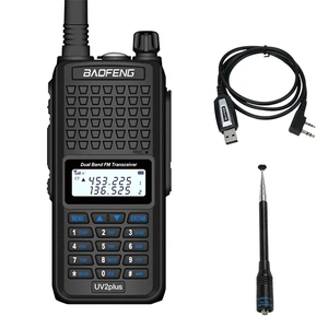 Baofeng Bf-uv2plus Baofeng uv2plus băng tần kép ham <span class=keywords><strong>Radio</strong></span> <span class=keywords><strong>HF</strong></span> không thấm nước Walkie Talkie thu phát <span class=keywords><strong>UHF</strong></span> <span class=keywords><strong>VHF</strong></span> tầm xa 10km màu đen 128 - Product Image 6