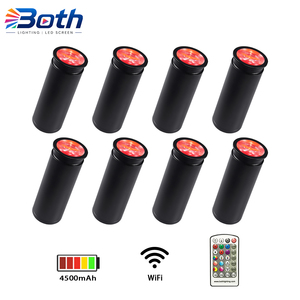 Portable LED Cannon Light 15W RGBWA UV Battery Powered Wireless Stage Effect Light - Product Image 1