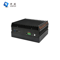 Computadora Industrial Integrada Sin Ventilador, 4 PWM, 6 GbE I210AT, 4 COM RS232/485, 9-36V DC, Amplio Rango de Temperatura -10°C ° C~50 ° C 8DI 16DO IoT Gateway