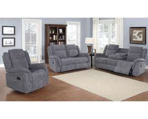 Juego de Sofás Seccionales de Cuero Sintético Premium de Frank Furniture, Muebles Ajustables Modernos y de Lujo para Sala de Estar - Product Image 4