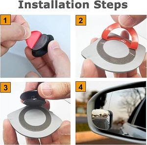 Adjustable Round Expand Universal <b>Car</b> Rearview Blind Spot <b>Mirror</b> Auxiliary Wide Angle for All <b>Cars</b> New Condition - Product Image 4