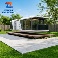 En stock, maison capsule préfabriquée de haute qualité, maison capsule spatiale, cabane capsule modulaire pour le camping et la vie en plein air