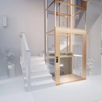Ascenseur résidentiel de passager de traction AC moderne sans engrenage de haute qualité pour ascenseur de maison de villa