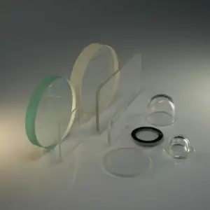 制造商定制高透射率透明蓝宝石硼硅酸盐涂层光学窗，用于医学观察