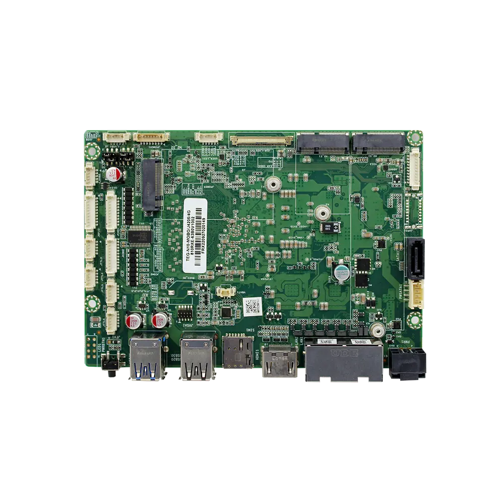 Motherboard dengan prosesor Intel Pentium Celeron Quad-core 2 * LAN 1 * HDMI 1 * LVDS 4 * USB Motherboard Pc Industri