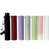 Flacon pulvérisateur torsadé de 10 ml avec porte-clés, atomiseur de parfum portable de voyage avec crochet pour emballage cosmétique