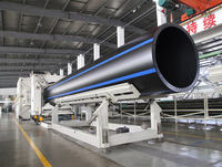 Tuyau de drainage perforé HDPE 100mm 110mm Sdr11 Dn150 160mm 200mm 250mm 280mm Tuyau d'eau Pe pour l'irrigation