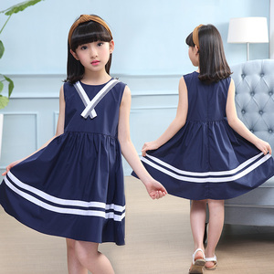 Robes en coton pour petites filles, design tendance, pour filles de 7 ans - Product Image 3