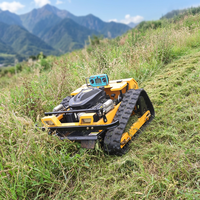 Tondeuses à gazon robotisées télécommandées automatiques tout-terrain 7HP EPA EURO5 550 mm pour terrains aquatiques