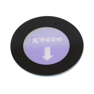 Logo proiettore modello occhiali cerchio piastra illuminazione pubblicità colori completi lente logo - Product Image 1