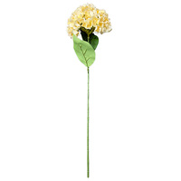 Hortensia Artificial Recubierta en Forma de Piruleta, Rama Individual, para Ceremonias de Boda, Fotografía al Aire Libre, Decoración de Salones, Arreglos Florales