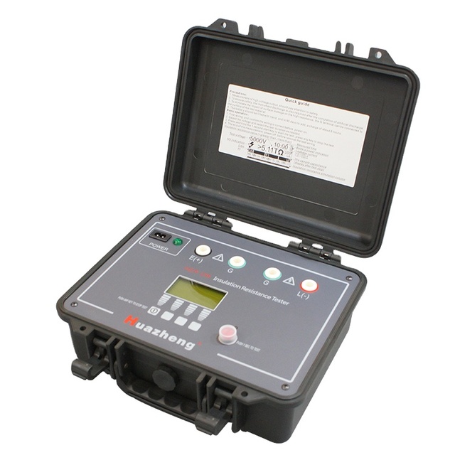 HZJY-15K 15kV Digital Isolamento Megohm Meter Price 15 KV Portable Insulation Resistance Tester With CE