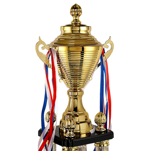 جودة عالية مخصصة لكرة القدم كأس كأس كبير معدني جائزة كرة القدم الرياضية مطلية بالذهب شعار مخصص الكأس تصميم مجاني - Product Image 5