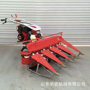 Mini-moissonneuse-batteuse multifonctionnelle à transmission par engrenages pour la récolte du riz et des céréales, alimentée par moteur - Product Image 4
