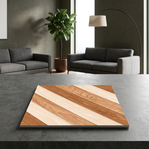 Azulejos de Cerámica con Aspecto de Mármol Color Gris 400x400mm, Porcelana Digital para Dormitorio, Diseño de Interiores para el Hogar - Product Image 6