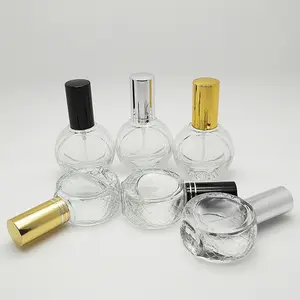 2020 Nouvelles Inventions 10ml Cercle Clair Bouteille de Parfum En Verre Avec Vaporisateur