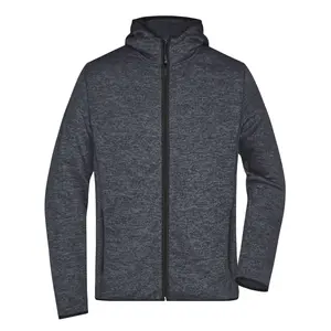 Sweat à capuche en polaire tricoté pour homme, articles personnalisés - Product Image 4