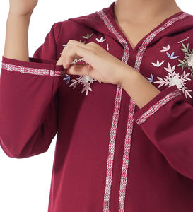 3-14 anni ragazza ricamo caftano Abaya Hijab vestito musulmano per bambini ogni giorno Abaya Maxi abiti Robe <span class=keywords><strong>marocco</strong></span> Dubai turchia bambini - Product Image 6