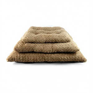 Set di 3 Tappetini per Cani in Velluto Marrone Rosa, Letti Premium per Animali Domestici - Product Image 2