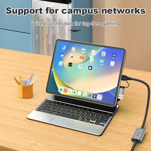 อะแดปเตอร์อีเทอร์เน็ต2-in-1 USB-C/USB 3.0<span class=keywords><strong>สาย</strong></span>เคเบิลเครือข่ายกิกะบิต2.5g สำหรับโทรศัพท์มือถือแท็บเล็ตแล็ปท็อป RJ45<span class=keywords><strong>ภายนอก</strong></span> - Product Image 3