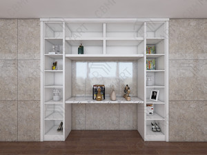 Appartement moderne américain Garde-manger de haute qualité Cuisine Salon <span class=keywords><strong>Banc</strong></span> en bois et marbre Meubles <span class=keywords><strong>TV</strong></span> Armoires Set Design - Product Image 4