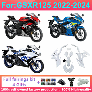 Kit Completo de Carenado para Motocicleta Compatible con <span class=keywords><strong>Bandit</strong></span> GSX125 GSX 125 125f GSX120F FA <span class=keywords><strong>2022</strong></span> 2023 2024, Kits de Carenado para Carrocería - Product Image 1