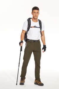 <span class=keywords><strong>Pantalon</strong></span> de jogging élastique pour hommes, vêtement <span class=keywords><strong>slim</strong></span> moulant, imperméable, avec poche, pour le plein air, collection 2022 - Product Image 4