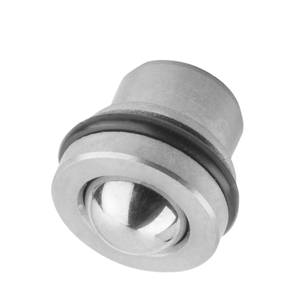 K0582 KIPP Plunger de resorte autoretenible con anillo de retención y bola de acero inoxidable para posicionamiento y indexado de precisión - Product Image 3