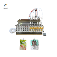 Machine de capsulage de remplissage liquide Doypack de poche de bec de bureau semi-automatique