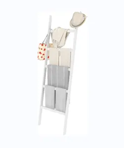 Одеяло на заказ, лестница, домашний декор, минималистичное полотенце, лестница, складная лестница, держатель для полотенец, деревянная вешалка для полотенец