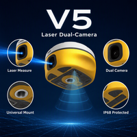 Récepteur GNSS RTK laser Hi-Target V5 (base et mobile) – Équipement de levé DGPS GPS pour la topographie de précision