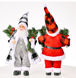 Christmas Decorations Santa Claus Ornaments Standing Posture Christmas Gift Backpack Old Man Home Table Decoration - Product Image 6